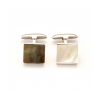 Tahitian Pearl silver Jewelry pearl cufflinks