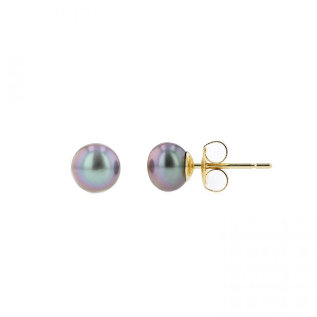 Tahitian Pearl Gold Jewelry Necklace Colliers de Perles de Tahiti or bijoux keshi earrings