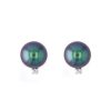 Diamonds Tahitian Pearl Gold Jewelry Earrings Boucle d'oreilles de Perles de Tahiti or bijoux