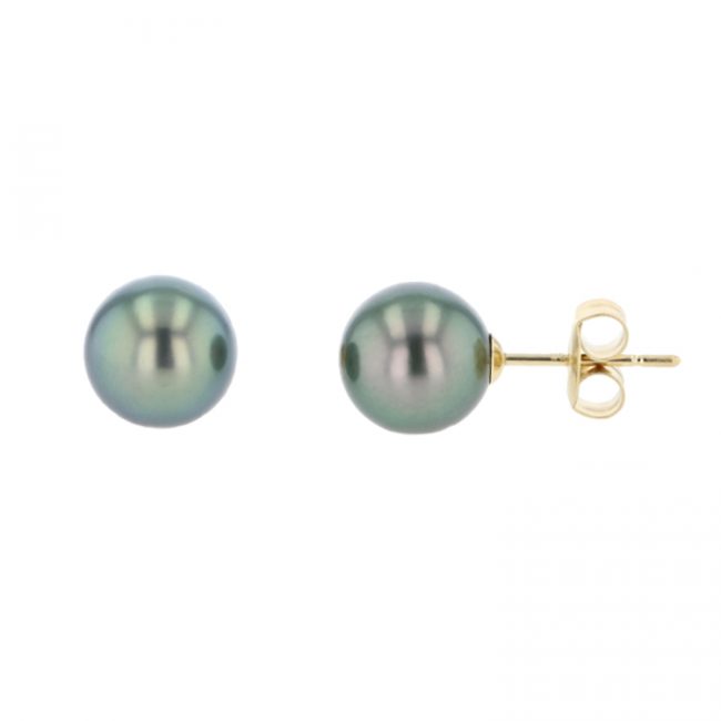 Tahitian Pearl Jewelry, Tahitan Pearls, Tahiti, Luxury Pearl Jewelry, Pearl Ring, Pearl Bracelet, Pearl Earrings, Pearl Necklace, Pearl Diamond , Long Hammered Hook White Gold, yellow gold, Earrings, Classic Pearl Stud Gold Earrings