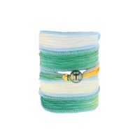 Tahitian Pearl Jewelry bracelet de Perles de Tahiti bijoux soie silk choker, Eternal Spring Silk Pearl Bracelet