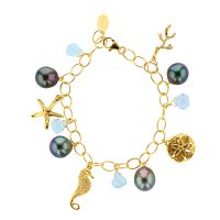 Tahitian Pearl vermeil Jewelry Earrings Boucle d’oreille de perle de tahiti bijoux vermeil