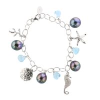 Tahitian Pearl silver Jewelry Earrings Boucle d’oreille de perle de tahiti bijoux argent