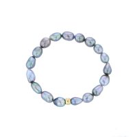 Elastic Tahitian Keshi bracelet, Tahitian Pearl Jewelry, Tahitan Pearls, Tahiti, Luxury Pearl Jewelry, Pearl Ring, Pearl Bracelet, Pearl Earrings, Pearl Necklace, Pearl Diamond , Long Hammered Hook White Gold,, STERLING SILVER JEWELRY,