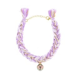 Bracelet tressé, Braided Cord Bracelet, Perles de Tahiti or bijoux, Tahitian Pearl, vermeil and silver jewelry, vermeil chain and tahitian pearl