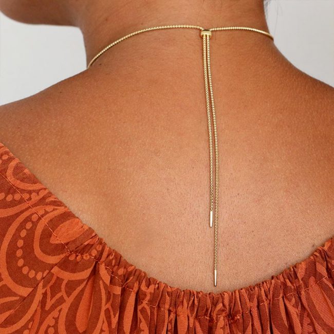 Toi & Moi Adjustable Lariat, Gold Tahitian Pearl Jewelry, Tahitan Pearls, Tahiti, Luxury Pearl Jewelry, Pearl Ring, Pearl Bracelet, Pearl Earrings, Pearl Necklace, Yellow Gold