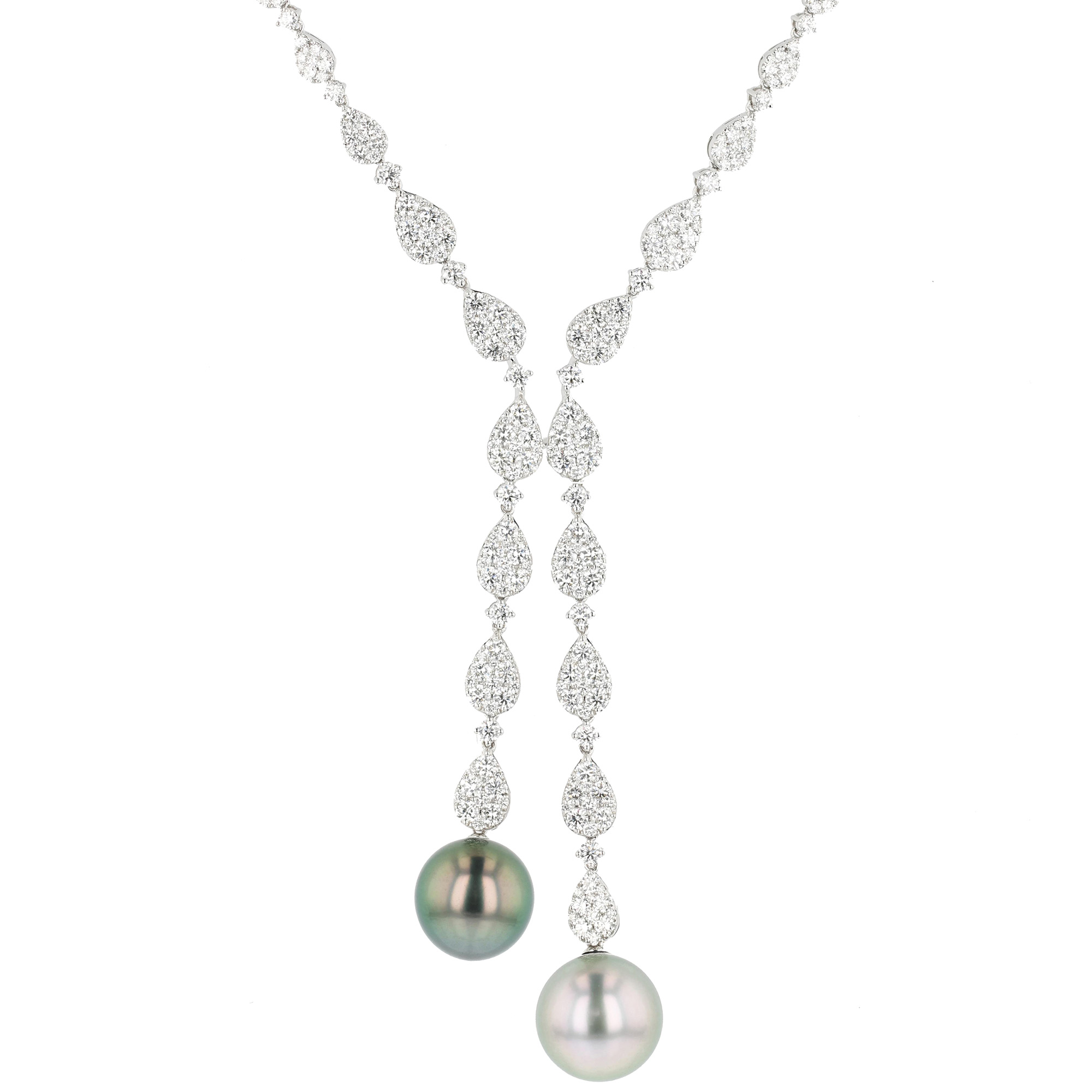 Diamond Toi & Moi Necklace – Hinerava Jewelry