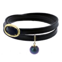 Tahitian Pearl Gold Jewelry Necklace Colliers de Perles de Tahiti or bijoux