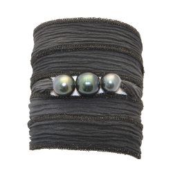 Silk Pearl Bracelet Soite perles de tahiti tahitian pearl bracelet